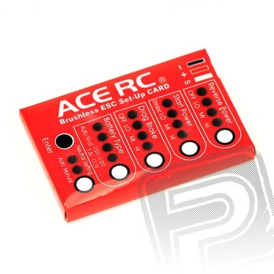 ACE RC BLS programovací karta
