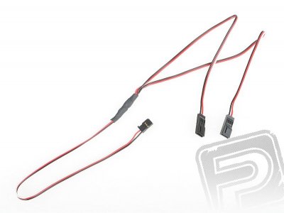 4702 J "Y"-kabel Futaba plochý silný dlouhý 600mm (PVC)