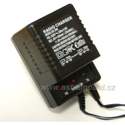 Síťový nabíječ Tx 11.2V 80mAh/Rx 6V 200mAh (BEC)
