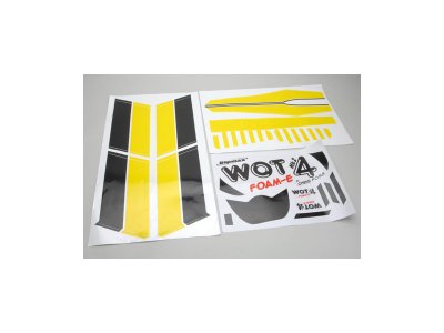 WOT 4 Foam-E - samolepky žluté