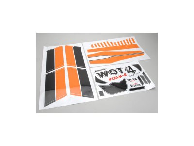 WOT 4 Foam-E - samolepky oranžové
