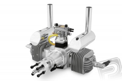 Motor DLA 64 ccm (dvouválec) včetně tlumiče a příslušenství