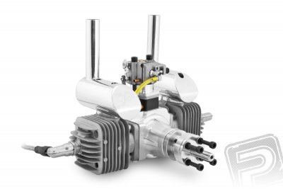 Motor DLA 64 ccm (dvouválec) včetně tlumiče a příslušenství