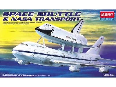 Academy 12708 Shuttle + B 747