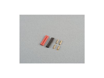 Konektor zlacený 2.0mm se smrťovacími bužírkami (2 páry)