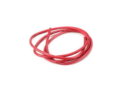 Kabel silikonový 2.5mm2 červený (10m)