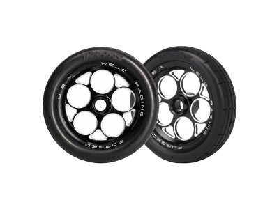 Traxxas kolo, disk hliníkový, pneu Slick S1 (2) (přední)