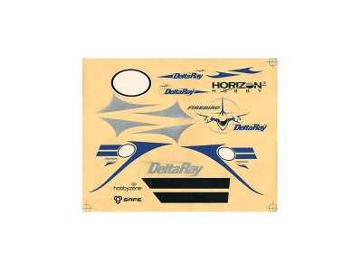 Hobbyzone samolepky: Firebird DeltaRay