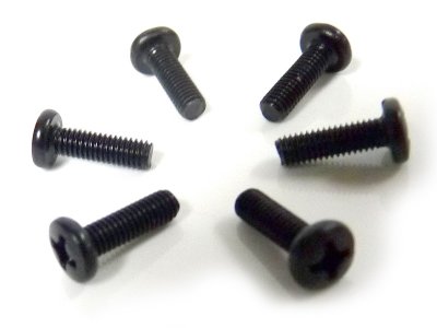 Šroub s půlkulatou hlavou 3x10 mm (6 ks)