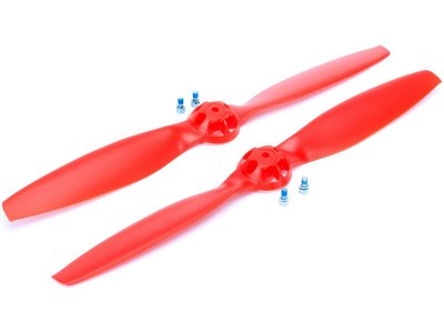 Blade vrtule červená 1x levá, 1x pravá: 350 QX