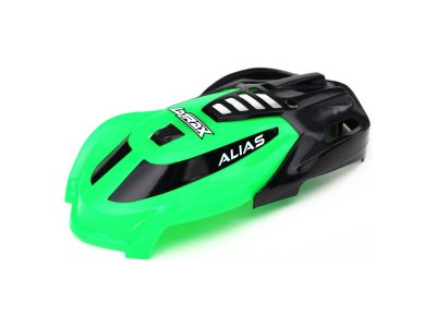 Traxxas kabina zelená, vrut 1.6x5 (3): LaTrax Alias
