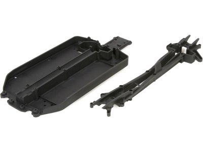 ECX Deska šasi, horní díl krátký (1): 1:10 4WD