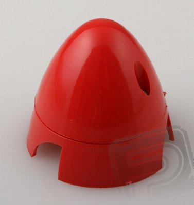 Kužel 3-listý 57mm Červený Angl.
