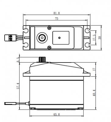 SW-0241MG HiVOLT Digitální servo (40kg-0,17s/60°)