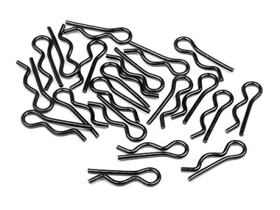 Sponky karoserie 4mm Černé (20ks)