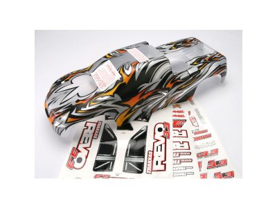 Traxxas karosérie ProGraphix žlutá: Revo 3.3
