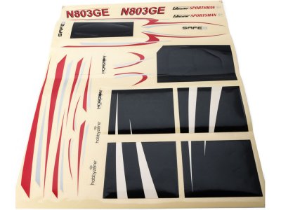 Hobbyzone samolepky: Glasair S+