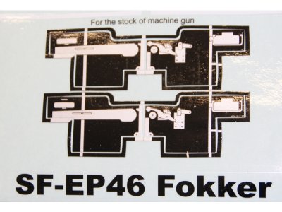 Fokker D.VII 1.2m ARF tmavě modrý