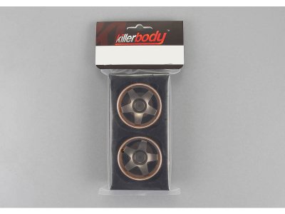 Killerbody disky hliníkové šedé (2): Alfa Romeo 75 Turbo 1:10