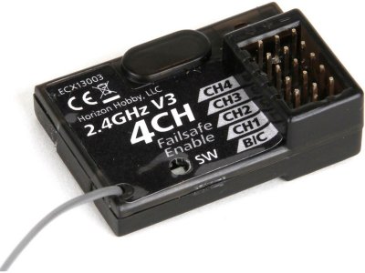 ECX - Přijímač 2.4GHz 2-kan. voděodolný V3