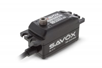 SB-2263MG BRUSHLESS Black Edition servo - LOW PROFILE (10kg-0,075s/60°)