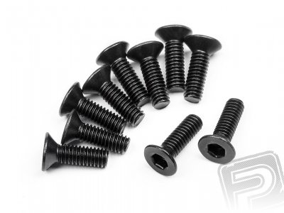 Šrouby imbus se zápustnou hlavou M2,5x8mm (10ks)