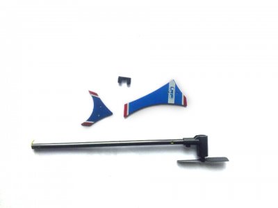 LRP LaserHornet 2.0 Helikopter 2.4GHz - zadní rotor včetně motoru