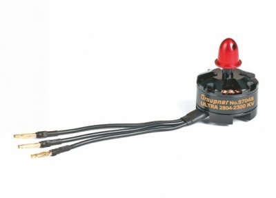 ULTRA 2804-2300KV Brushless Motor CCW/levotočivý/tlač. a pravotočivý závit