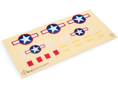 E-flite samolepky: UMX P-47 BL