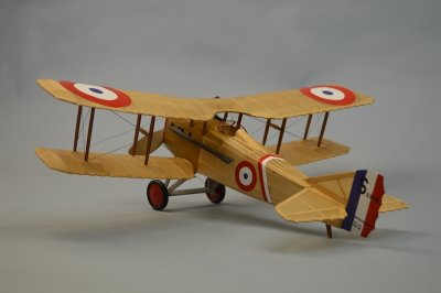Spad VII 457 mm laser. vyřezávaný