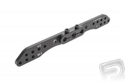 Servo páka 114mm oboustranná 25zubů (černá), pro serva H,S,F