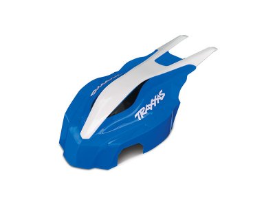 Traxxas kapotáž přední modrá/bílá: Aton