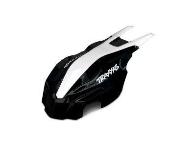 Traxxas kapotáž přední černá/bílá: Aton