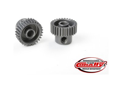 Hliníkový 7075 T6 tvrzený pastorek 28 zubů (modul 64DP)