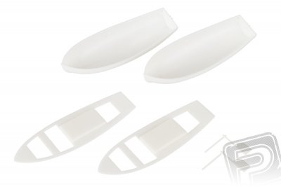 Záchranný člun s kormidlem 31x95mm (2 ks)