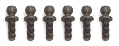 Kulové čepy, krátky krček, 8 mm délka závitu, 10 ks.