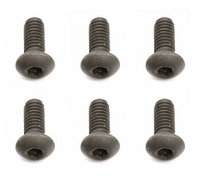 M2,5x6mm šroub s imbusouvou půlkulatou hlavou, 10ks.