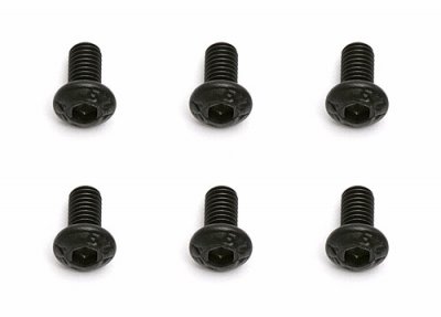 M3x6mm šroub s imbusouvou půlkulatou hlavou, 10ks.