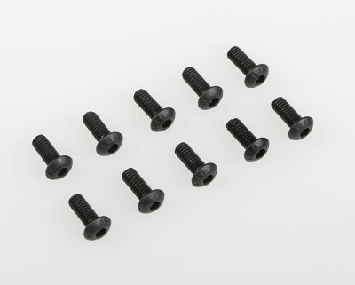 M4x10mm šroub s imbusouvou půlkulatou hlavou, 10ks.