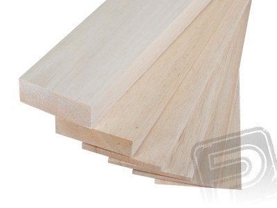 100x10cm Balsa 8 mm LEHKÁ do 120g
