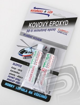 10ti min KOVOVÝ EPOXY 2x12g