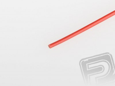 Kabel silikon 0.5mm2 1m (červený)