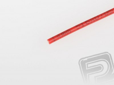 Kabel silikon 1.0mm2 1m (červený)