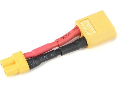 Konverzní kabel XT-30 samice - XT-60 samec 14AWG