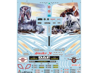 Italeri 3917 DAF XF-105 1/24
