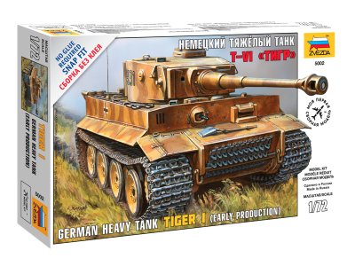 Zvezda 5002 Tiger I 1/72