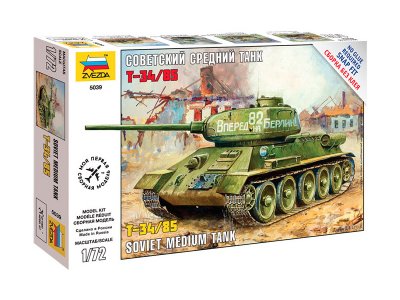 Zvezda 5039 T-34/85 1/72