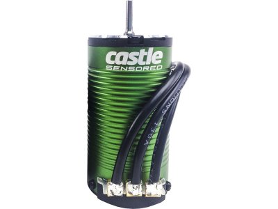 Castle motor 1415 2400ot/V senzored, hřídel 3.17mm