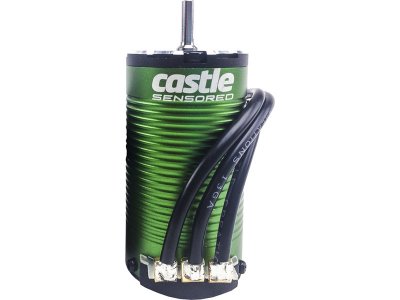 Castle motor 1415 2400ot/V senzored, hřídel 5mm
