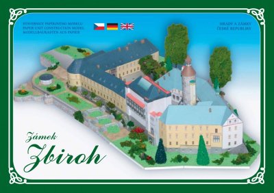 Zámek Zbiroh-vystřihovánka